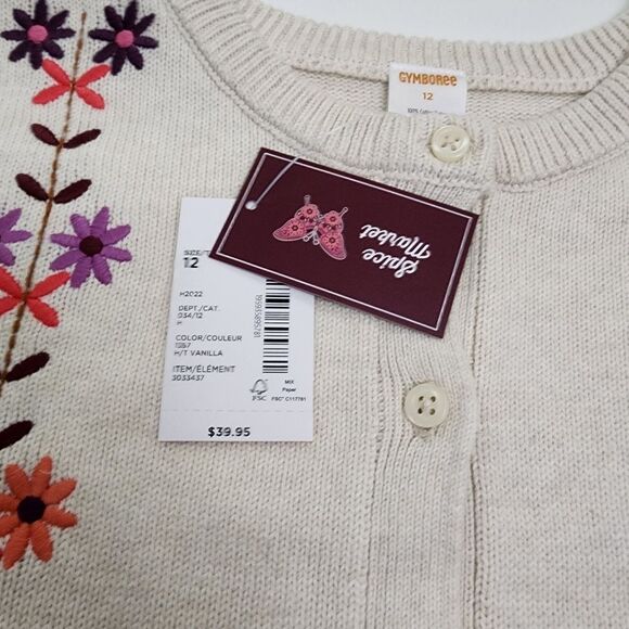 Gymboree Girls Spice Market Cardigan Sweater & Skirt Outfit Size 10-12 NEW - Picture 7 of 16